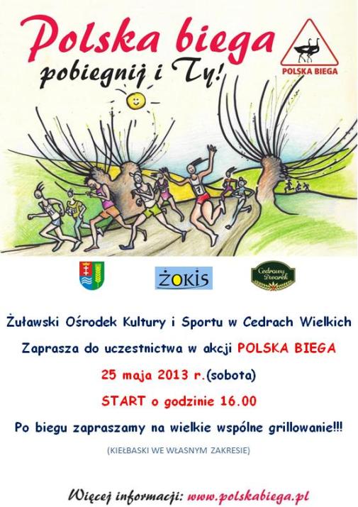 PLAKAT  - polska biega